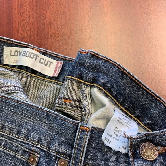 Men's 527 Levi's Low Boot Cut Mom Jeans - Picture 6 of 7